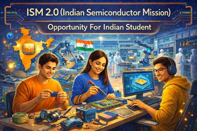 ISM 2.0 (इंडिया सेमीकंडक्टर मिशन): चिप बनाने वाली कंपनियों के लिए नए ₹1,000 करोड़ के इंसेंटिव्स—इंजीनियरिंग छात्रों के लिए क्या अवसर हैं?